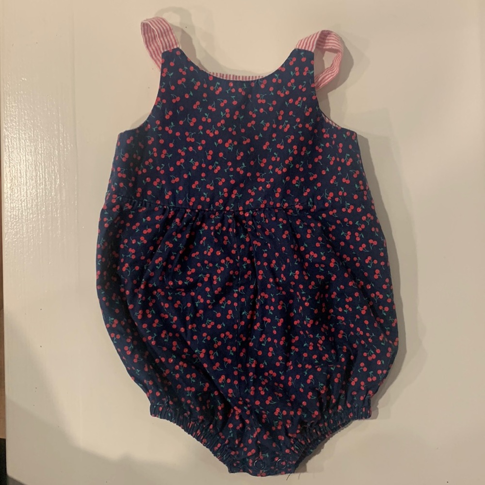 12-18m Thimble cherry bubble romper